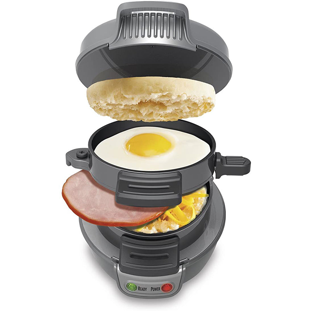 All-in-One Breakfast Maker: Sandwich, Waffle, and Egg Cooker